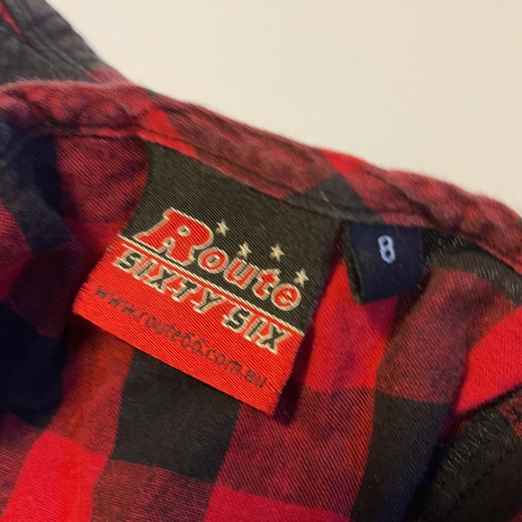 Route Sixty Six Black and Red Halter Top - Women’s AU Size 8 - Picture 8 of 10